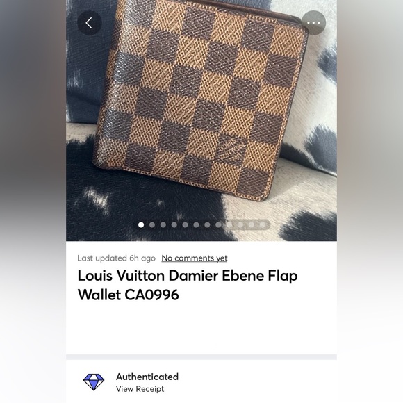 Louis Vuitton Damier Ebene Flap Wallet CA0996 - Picture 16 of 16